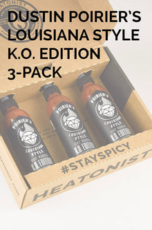 Dustin Poirier Hot Sauce - KO Edition 3 Pack B9