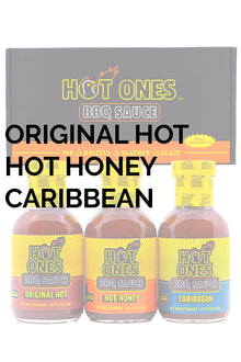 Hot Ones BBQ Trio Pack (Original / Hot Honey / Caribbean) N0