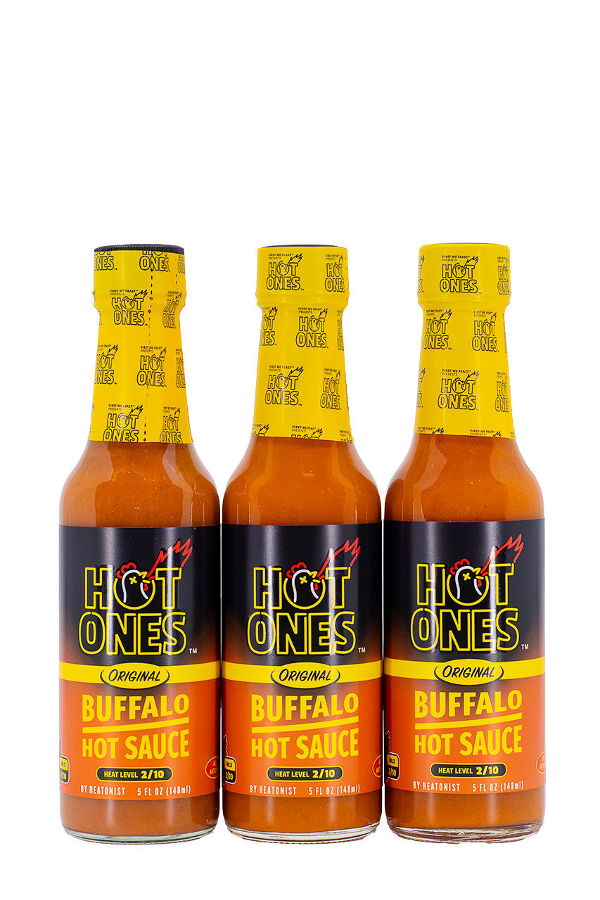 Buffalo Hot Sauce 3-Pack | Hot Ones Hot Sauce Y2