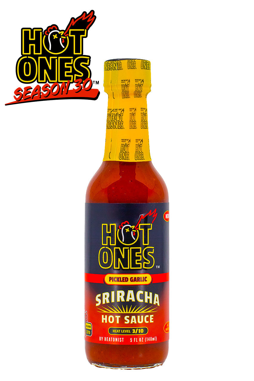 Pickled Garlic Sriracha | Hot Ones Hot Sauce X8
