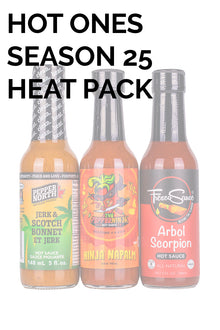 Hot Ones Hot Sauce Heat Pack - Season 25 T8
