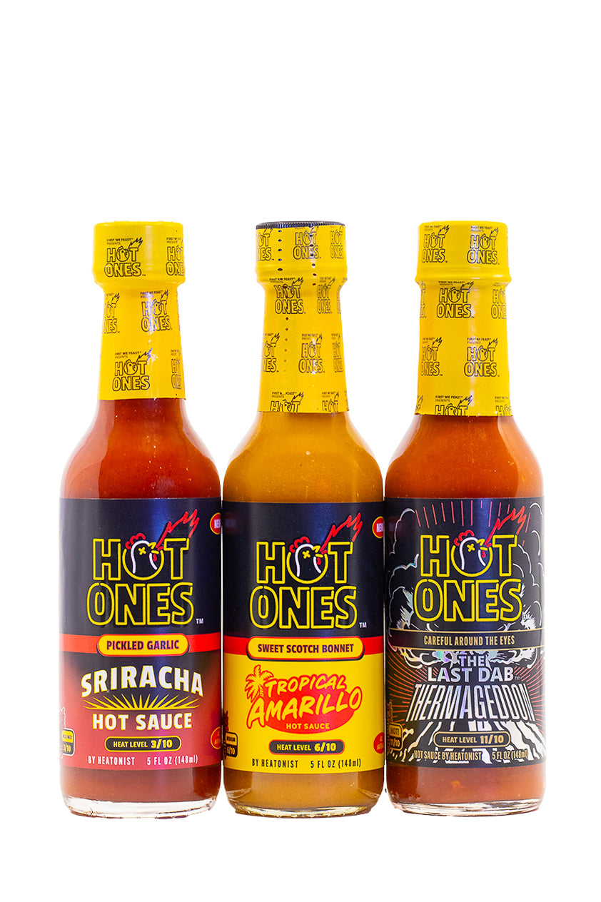 Hot Ones Hot Sauce Trio Pack - Season 28 H6