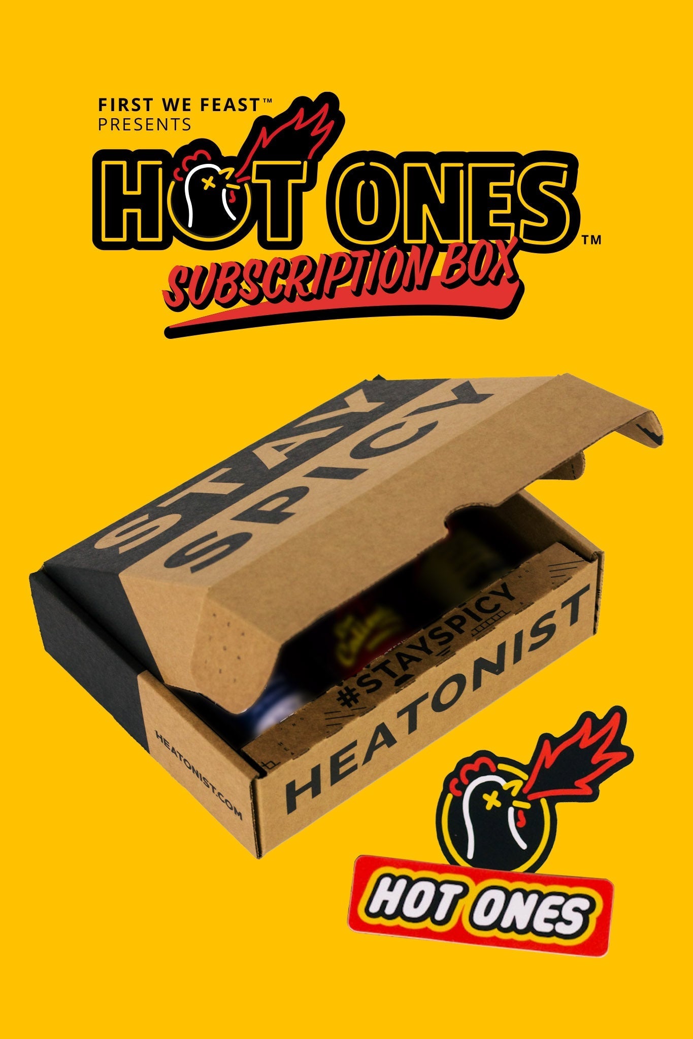 Monthly Hot Ones Box X5