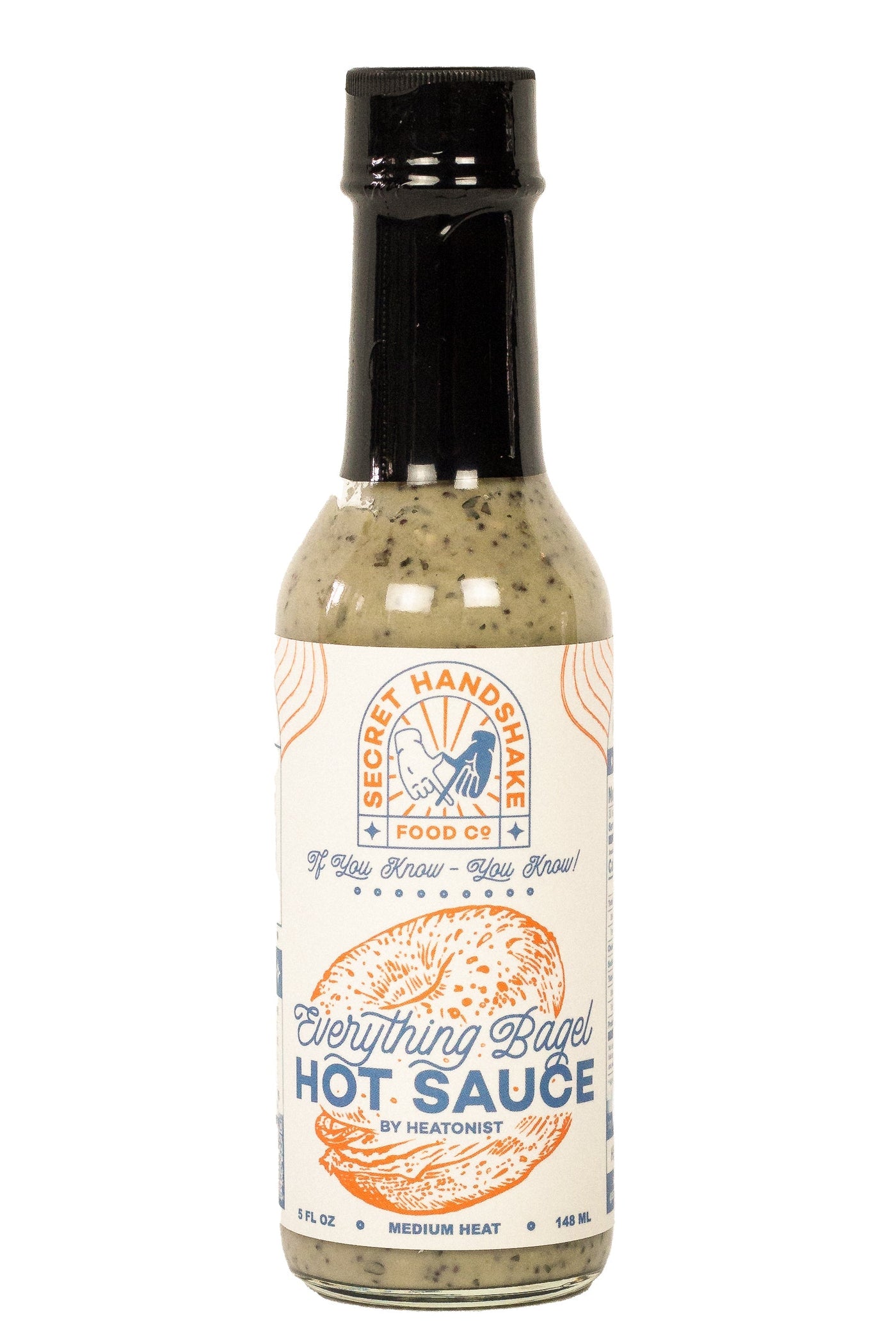 Everything Bagel Hot Sauce | Secret Handshake Food Co F6