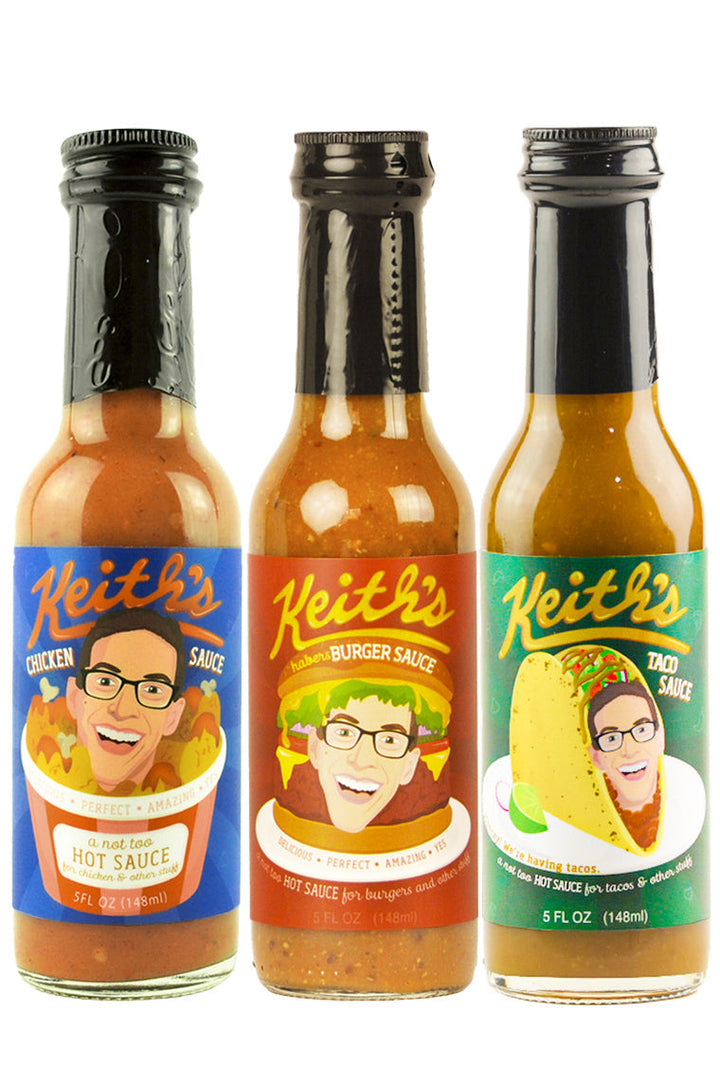Keith's Hot Sauce Trio Pack H8