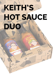 Chicken & Burger Hot Sauce Duo Pack | Keith's U2