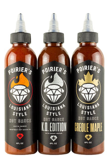 Poirier's Louisiana Style Hot Sauce Trio Pack | Dustin Poirier’s Louisiana Style R2